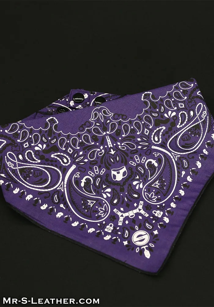Zipper Pocket Neck Hanky - 10 Colors