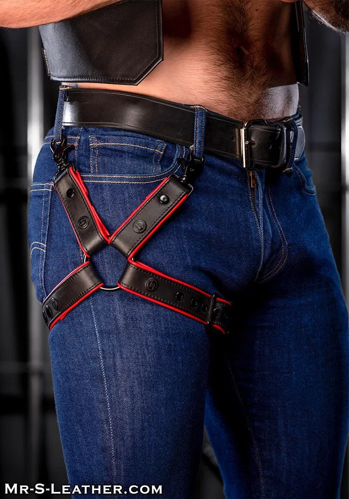 Leather Leg Harness