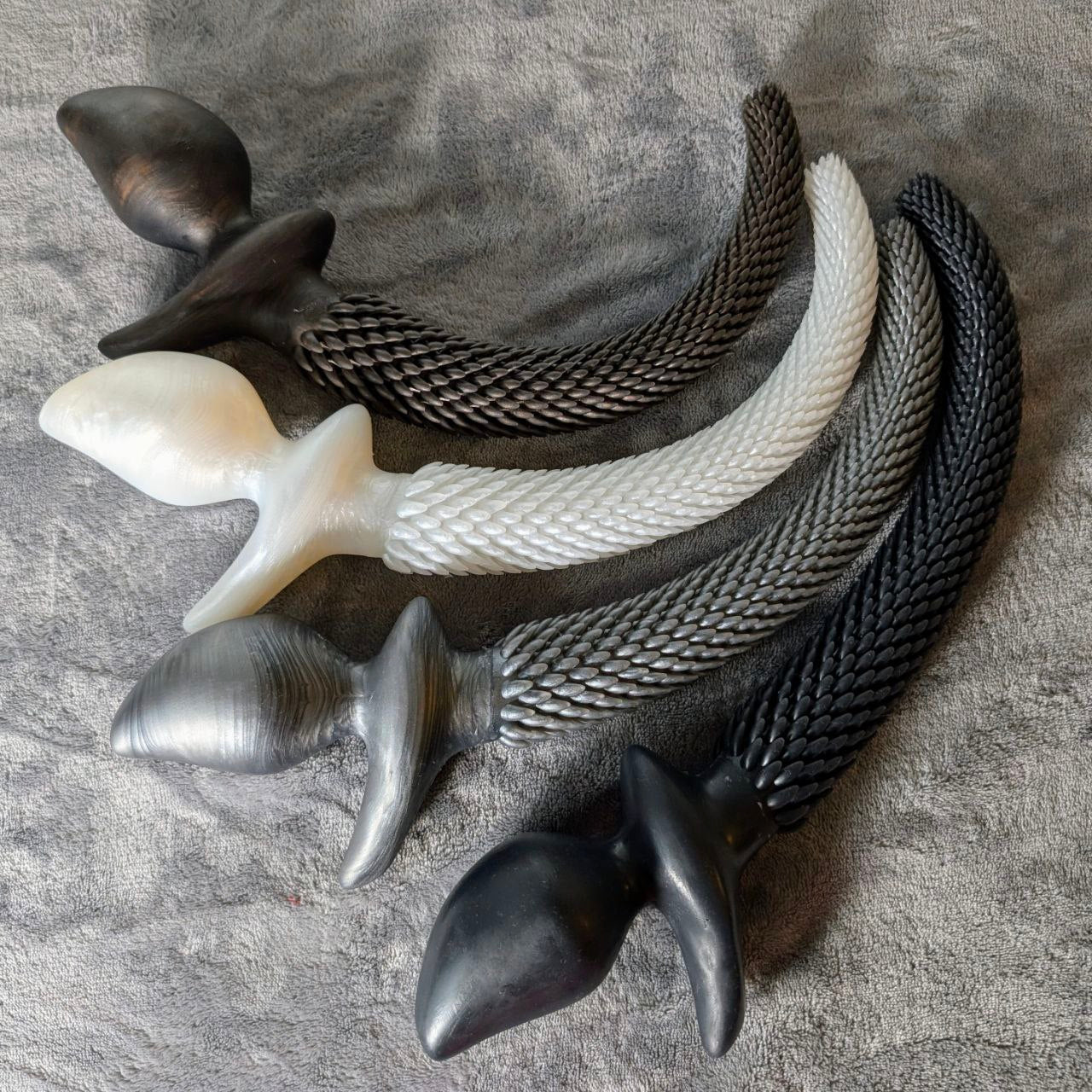 Silicone Fur Plug Tail