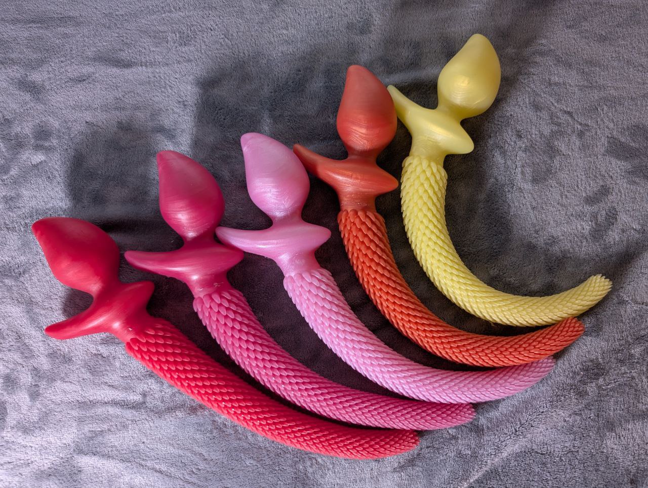 Silicone Fur Plug Tail