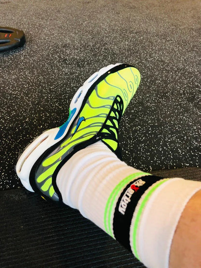 Neon Green Deluxe Socks
