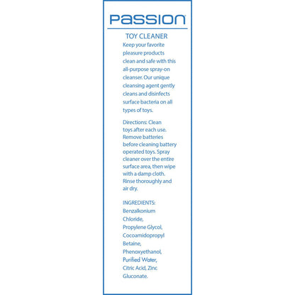 Passion Toy Cleaner