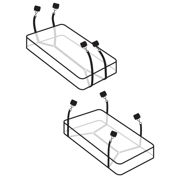 Fetish Fantasy Limited Edition Wraparound Mattress Restraints