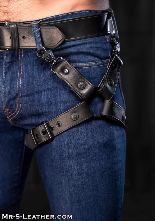 Leather Leg Harness