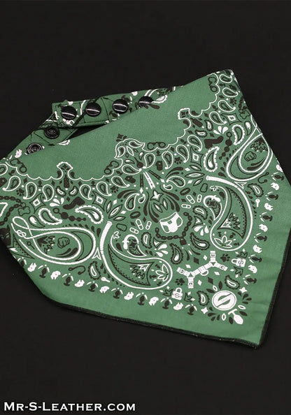 Zipper Pocket Neck Hanky - 10 Colors