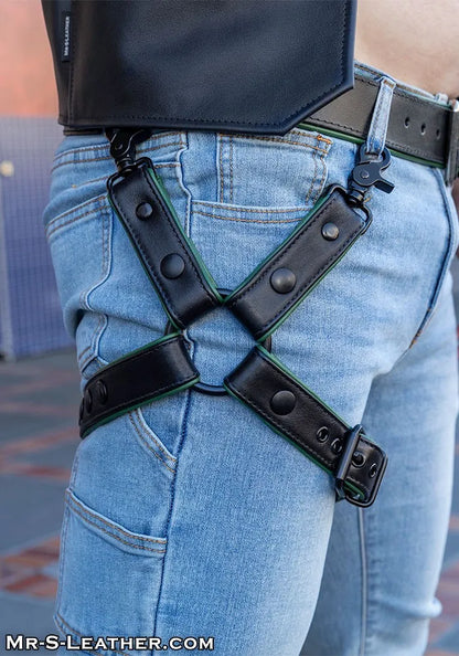 Leather Leg Harness