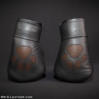 Leather Padded K9 Mitts