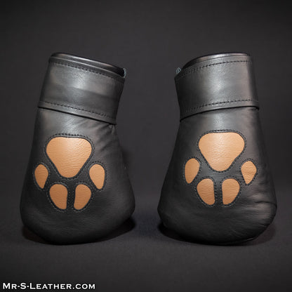 Leather Padded K9 Mitts