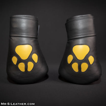 Leather Padded K9 Mitts