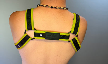 Neo Carbon Black Bulldog Harness