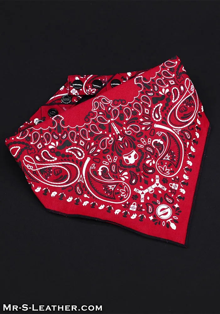Zipper Pocket Neck Hanky - 10 Colors