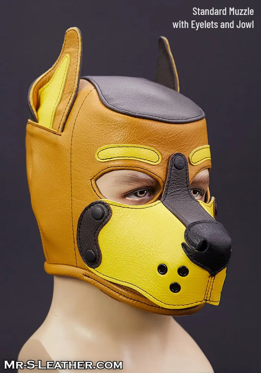Leather K9 Hood: Build Your Own